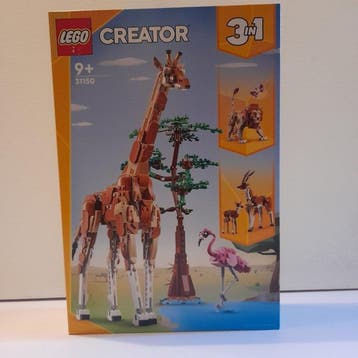 Lego Set - 31150 - Creator - 3in1 Giraffa, Leone e Cervo con, Nieuw