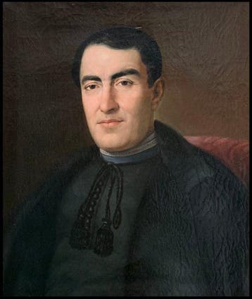 École Madrilène (c. 1840) - Portrait de Prêtre