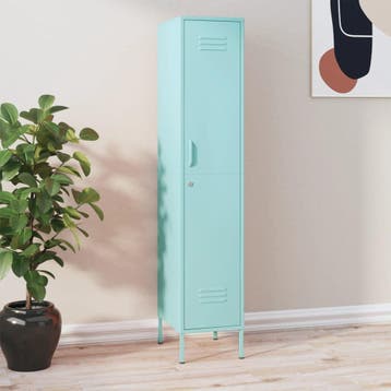 vidaXL Lockerkast 35x46x180 cm staal mint, Verzenden, Nieuw