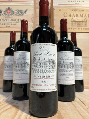 2017 Cuvée Saint Maxent - Saint-Estèphe - 6 Flessen (0.75, Nieuw