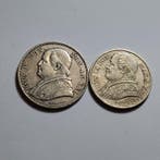 Italië, Pauselijke Staat Pio IX. 2 Lire 1867 + 2 1/2 Lire