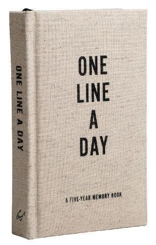 Canvas One Line a Day: A Five-Year Memory Journal, Verzenden, Nieuw