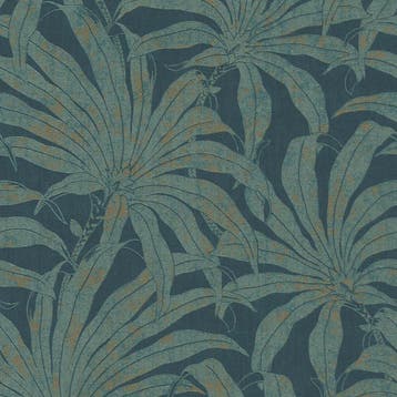 Profhome 395016-GU Natuur behang jungle glanzend turkoois, Verzenden