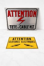 Industriële waarschuwingsborden uit de jaren ’50 – CATU