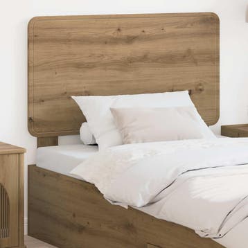 vidaXL Hoofdbord Artisan Eiken Bewerkt hout, Verzenden, Nieuw, Bruin, Hout
