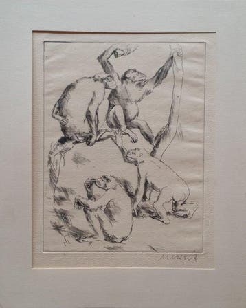 Felix Meseck (1883-1955) - Affen