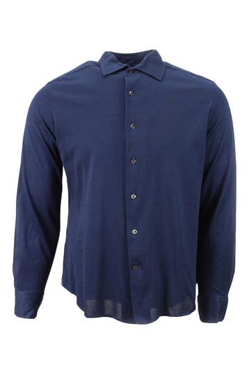 Corneliani Overhemd in maat 40 Blauw, Verzenden, Gedragen, Blauw, Corneliani