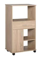 Keukentrolley met Kast, Lade en Magnetronplank – 108 cm, Huis en Inrichting, Keuken | Keukenelementen, Verzenden, Nieuw