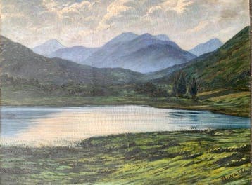 Vittorio Bonatti (1890-1973) - Paesaggio lombardo