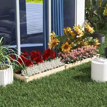 Verhoogd Bed 2 Vakken: Groente, Kruiden, Bloemen - Tuin/Balk, Tuin en Terras, Bloembakken en Plantenbakken, Verzenden, Nieuw