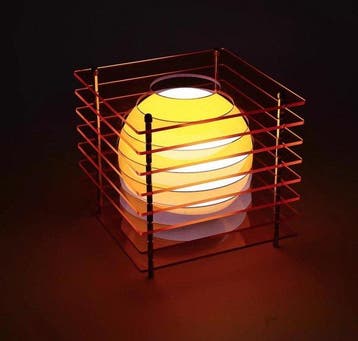 Bureaulamp - acryl - Oranje acryl-lamp