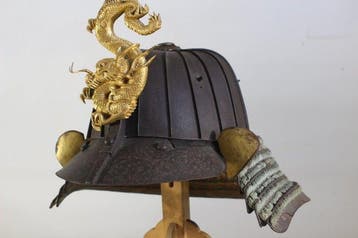 Kabuto - Japan - E3-635 Tetsusabiji 18 Ken Suji Kabuto met