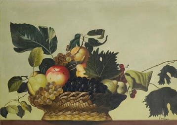 Davisani (XX), After Caravaggio - La canestra di frutta - NO, Antiek en Kunst, Kunst | Schilderijen | Klassiek