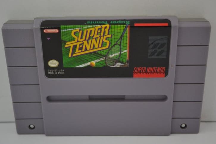 Super Tennis (SNES USA), Spelcomputers en Games, Games | Nintendo Super NES, 1 speler, Zo goed als nieuw, Verzenden
