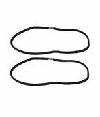 Haarband Sport 0,5cm - Elastiek Smal - Zwart - Set van 2, Nieuw