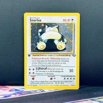 Pokémon Card - SNORLAX HOLO 1ST EDITION 11 - Pokémon, Nieuw