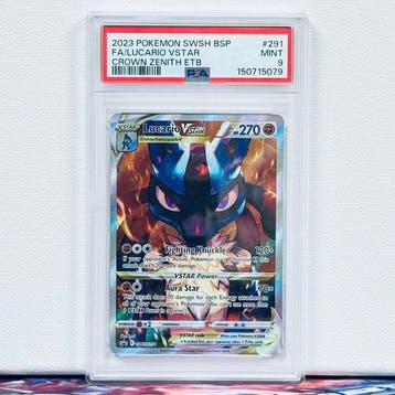 Pokémon Graded card - FA/LUCARIO VSTAR #291 - Pokémon - PSA, Nieuw