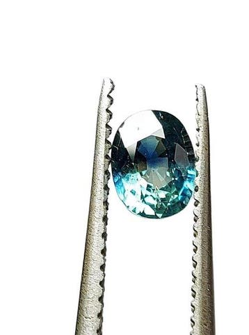 Saffier - 1.06 ct - Antwerp Laboratory for Gemstone Testing, Nieuw