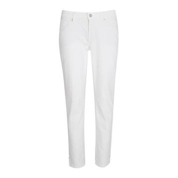 Cambio • Piper Short jeans wit • 36, Kleding | Dames, Spijkerbroeken en Jeans, Cambio, Verzenden, Nieuw, Wit