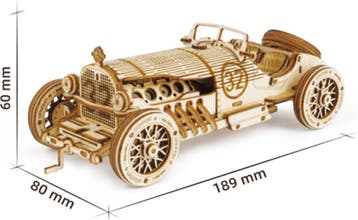 Robotime Grandprix Car houten Modelbouw Knutselen, Verzenden, Nieuw