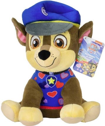 Paw Patrol Knuffel Chase, 25CM Nickelodeon, Kinderen en Baby's, Speelgoed | Knuffels en Pluche, Ophalen of Verzenden, Nieuw