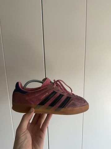 Adidas Gazelle – Oudroze/Zwart – Maat 38 (incl. doos), Adidas, Ophalen of Verzenden, Sneakers of Gympen, Roze