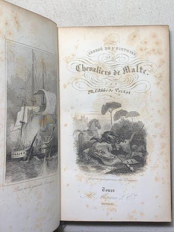 Abbé de Vertot - Histoire des Chevaliers de Malte - 1841