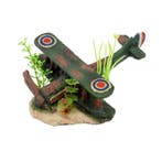 Neergestort roestig vliegtuigje OS-902 - aquarium decoratie, Ophalen of Verzenden, Nieuw