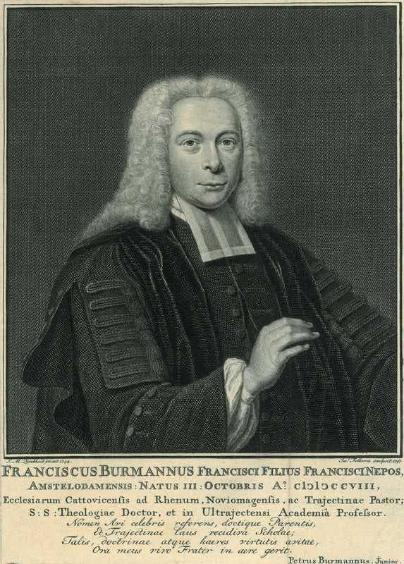 Portrait of Frans III Burman, Antiek en Kunst, Kunst | Etsen en Gravures