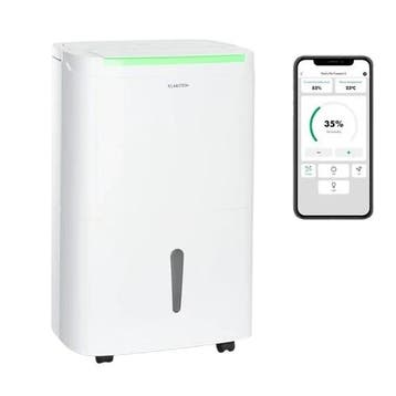 Luchtontvochtiger Vochtbestrijder Wit 50L, 4 liter of meer, Ophalen of Verzenden, Refurbished