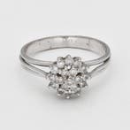 Ring - 18 karaat Witgoud Diamant (Natuurlijk), Sieraden, Tassen en Uiterlijk, Ringen, Nieuw