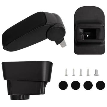vidaXL Auto-armsteun 11x35x(32-49) cm ABS zwart, Auto-onderdelen, Interieur en Bekleding, Verzenden, Nieuw