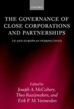 The Governance of Close Corporations and Partnerships, Ophalen of Verzenden, Nieuw