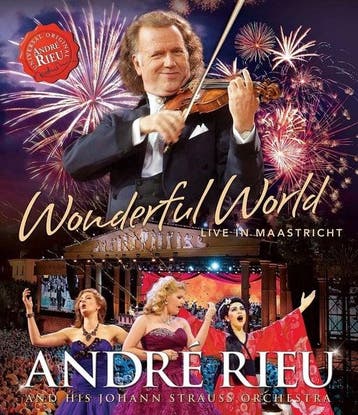 Andre Rieu - Wonderful world live in Maastricht (blu-ray, Ophalen of Verzenden, Zo goed als nieuw