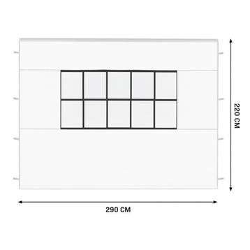 2dekans | VonRoc Zijwanden Set 3x4,5m voor Premium Partytent, Ophalen of Verzenden, Zo goed als nieuw
