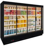 Apella HD wandkoeling met trekdeuren B281xD76xH220cm - zwart, Nieuw in verpakking