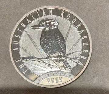 Australië. 1 Dollar 2009 - Elizabeth II Kookaburra (Zonder