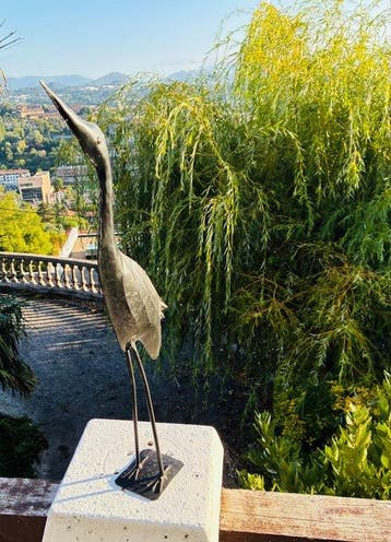 Decoratief ornament - Spanje - Beeld van een reiger