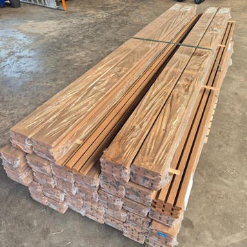 Thermo Triple Rhombus Ayous 3000x143-130x34mm, Doe-het-zelf en Verbouw, Ophalen of Verzenden, Nieuw