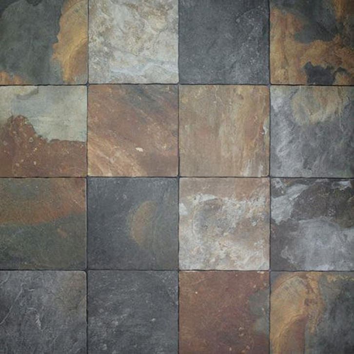 Flagstone multicolor 30x30  tegeloutlet tegels in huis, Doe-het-zelf en Verbouw, Tegels, Nieuw, 10 m² of meer, Keramiek, Ophalen