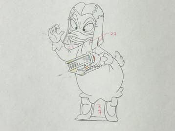 Walt Disney, 1987/90 - Originele animatietekening van Magica, Nieuw
