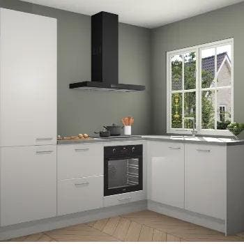 Zijdegrijze keuken Linz 114869, Verzenden, Nieuw