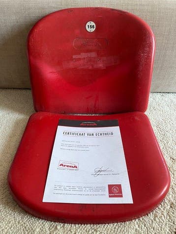 AFC Ajax - 1995 - Authentic Amsterdam ArenA seat - nr. 156, Verzamelen, Nieuw
