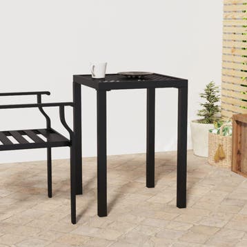 vidaXL Tuintafel 50x50x72 cm staal antracietkleurig, Tuin en Terras, Tuintafels, Verzenden, Nieuw, Metaal