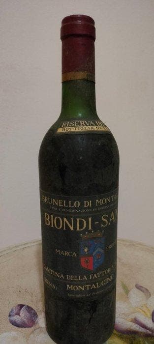 1971 Biondi Santi, Tenuta Greppo - Brunello di Montalcino, Nieuw