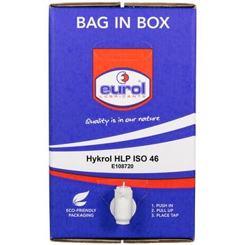 Eurol Hykrol Hlp Iso 46 Bag-In-Box 20L, Verzenden