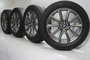 BMW X7 G07 750 20 inch velgen Continental Runflat Winterband, Gebruikt, Velg(en), 20 inch, Winterbanden