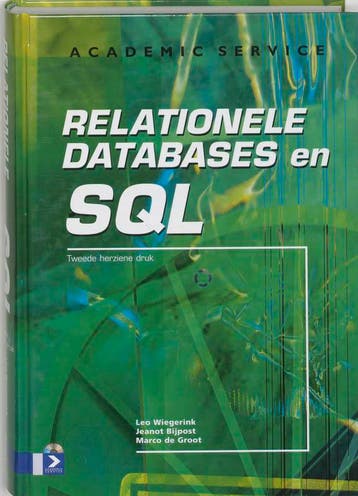 Relationele databases en SQL druk 2 9789039522219, Zo goed als nieuw
