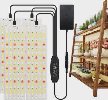 Ultra-dunne LED Groeilamp Full Spectrum met Dimbare Timer vo, Verzenden, Nieuw