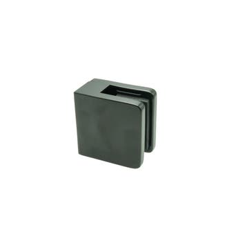Balustrade glasklem vierkant - Zwart -  45 x 45 mm (44.2 gel, Doe-het-zelf en Verbouw, Glas en Ramen, Ophalen of Verzenden, Nieuw
